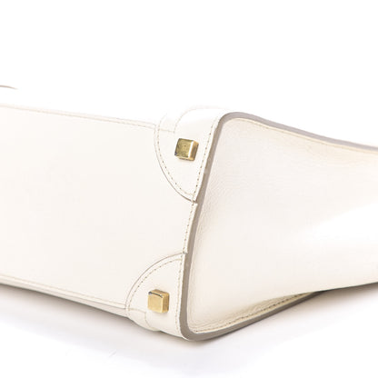 Celine Goatskin Micro Luggage White 7 of 12