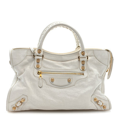 Balenciaga Agneau Giant 12 Gold Hardware City Blanc Creme Light Craie 1 of 10