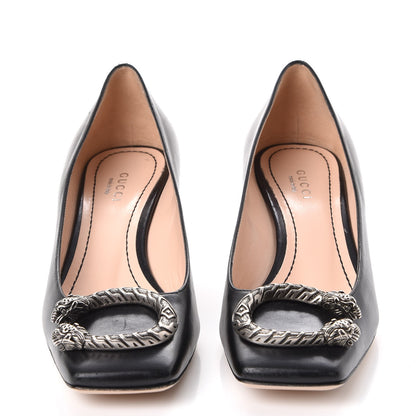 Gucci Lambskin Dionysus Pumps 36.5 Black 2 of 11