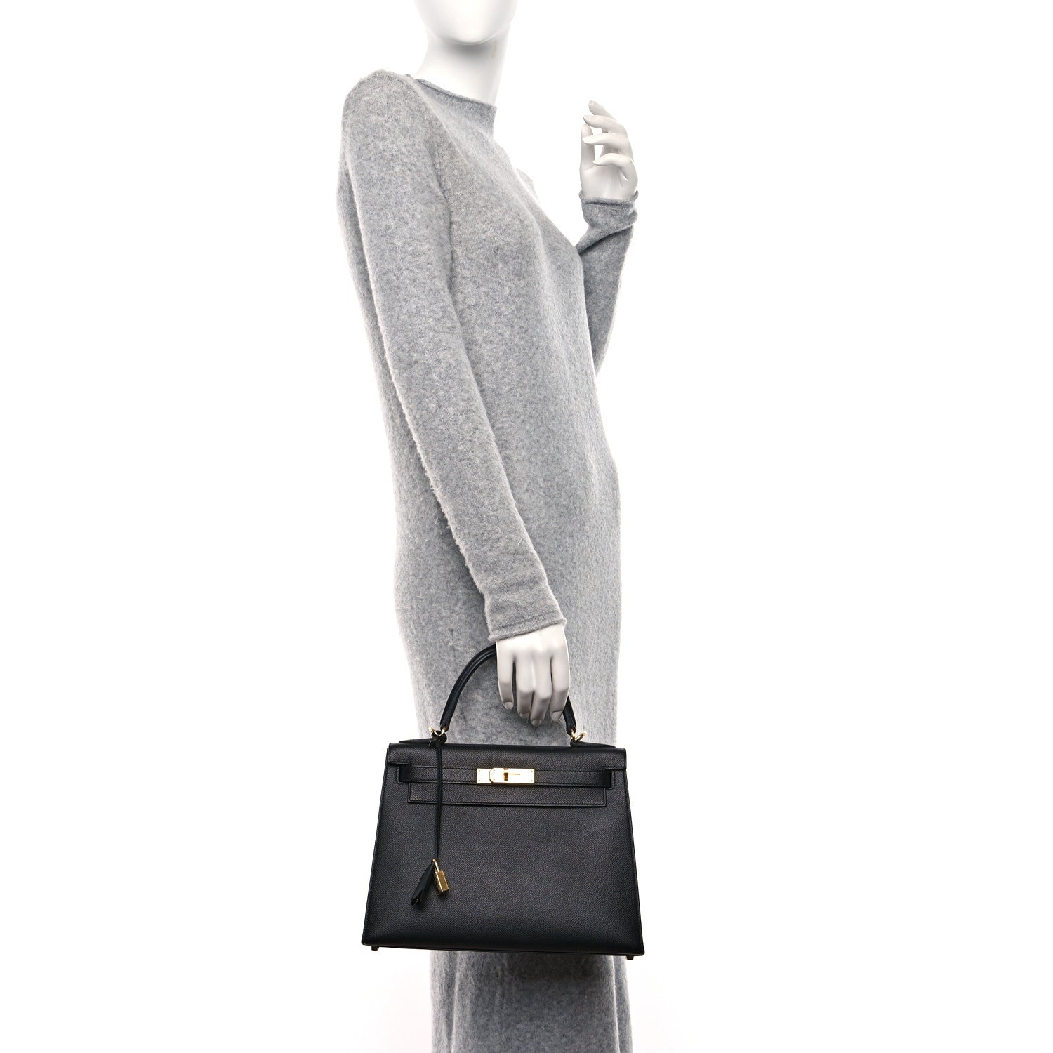 Hermes Epsom Kelly Sellier 28 Black 2 of 9