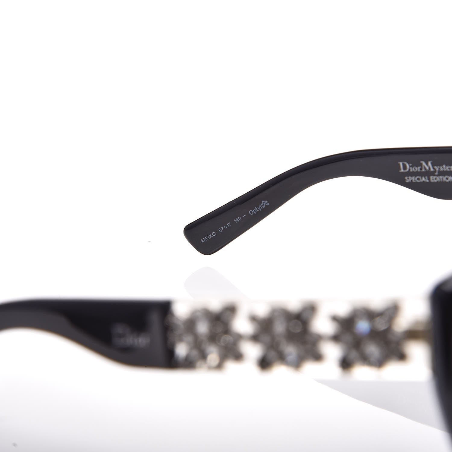 Christian Dior Crystal Mystere Sunglasses Black 7 of 8