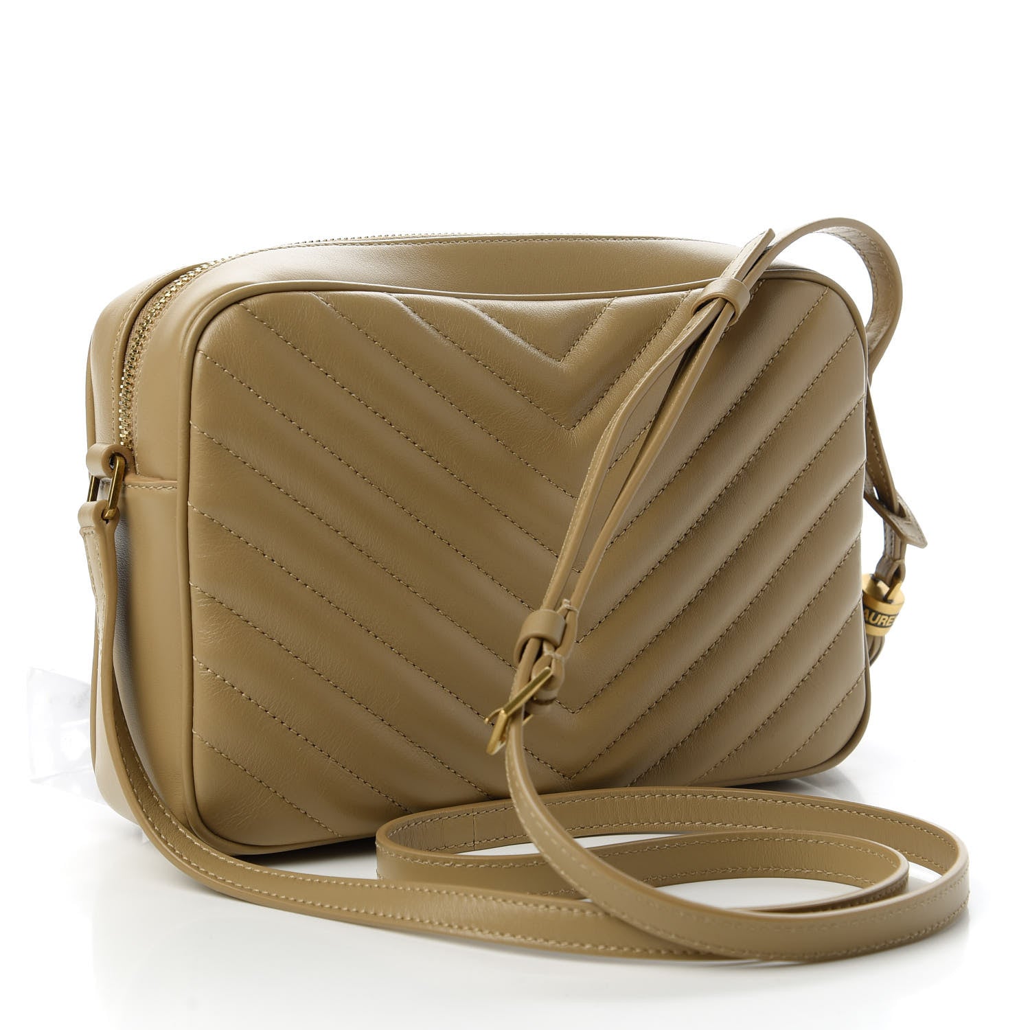 Saint Laurent Calfskin Matelasse Monogram Lou Camera Bag Dusty Grey 3 of 11