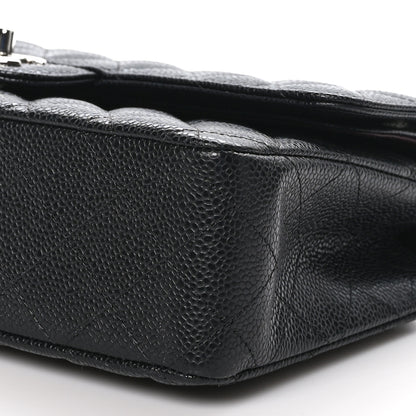 Chanel Caviar Quilted Medium Double Flap Black 10 of 12