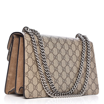Gucci GG Supreme Monogram Small Dionysus Shoulder Bag Taupe 3 of 11