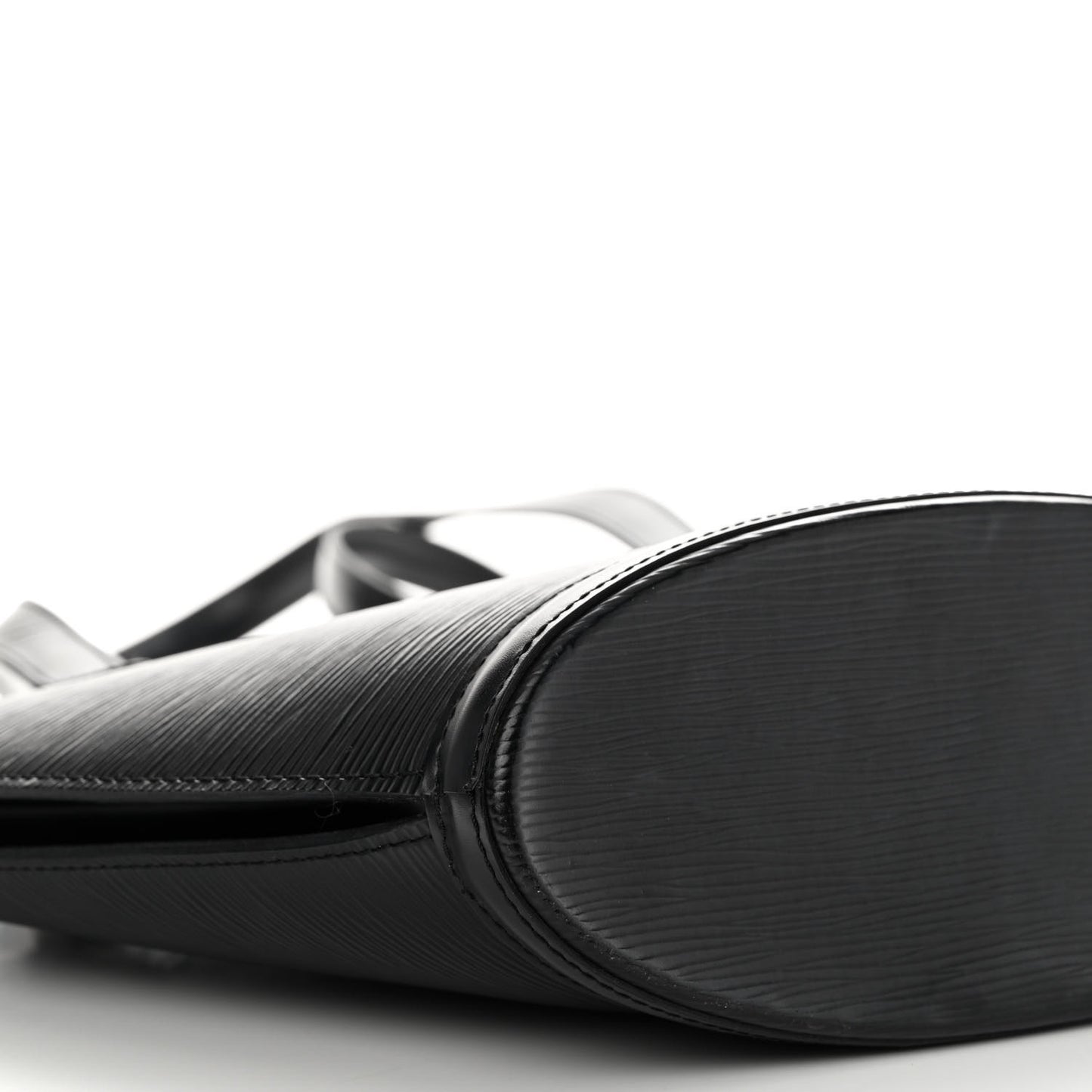 Epi Saint Jacques PM Long Straps Black