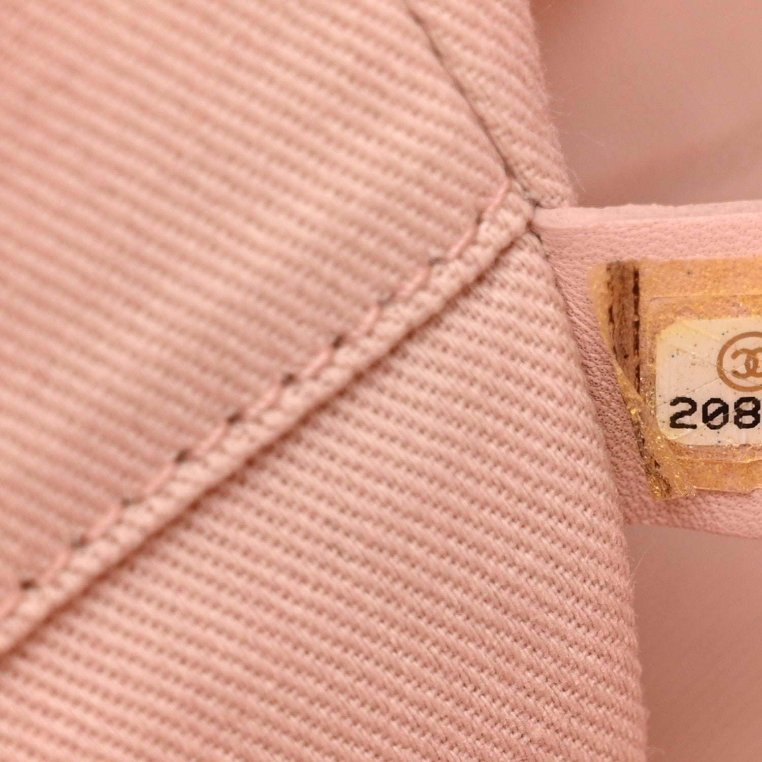 Chanel Canvas Small Deauville Tote Rose Pink 7 of 13