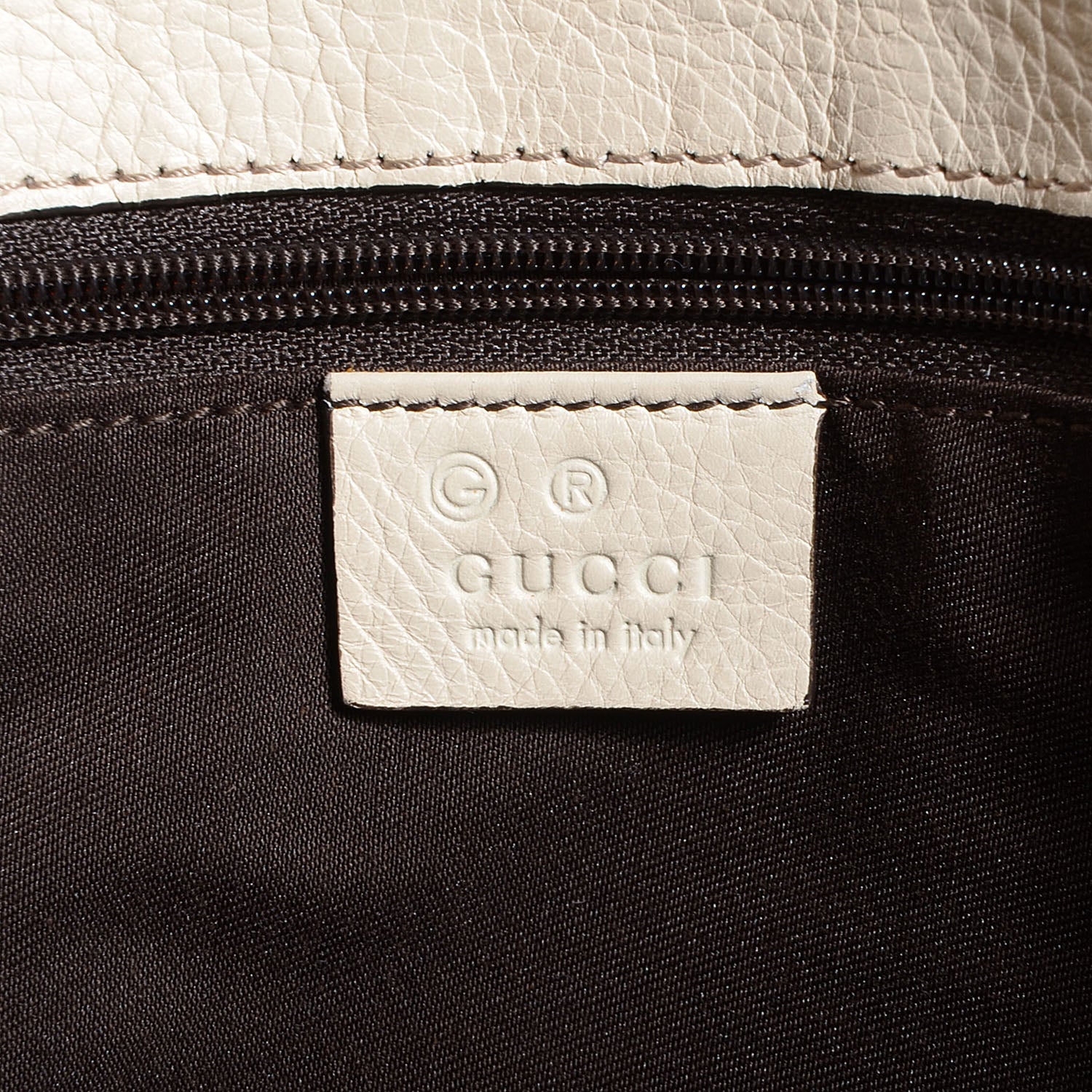Gucci Guccissima Large Gifford Shopping Tote Off White 6 of 7