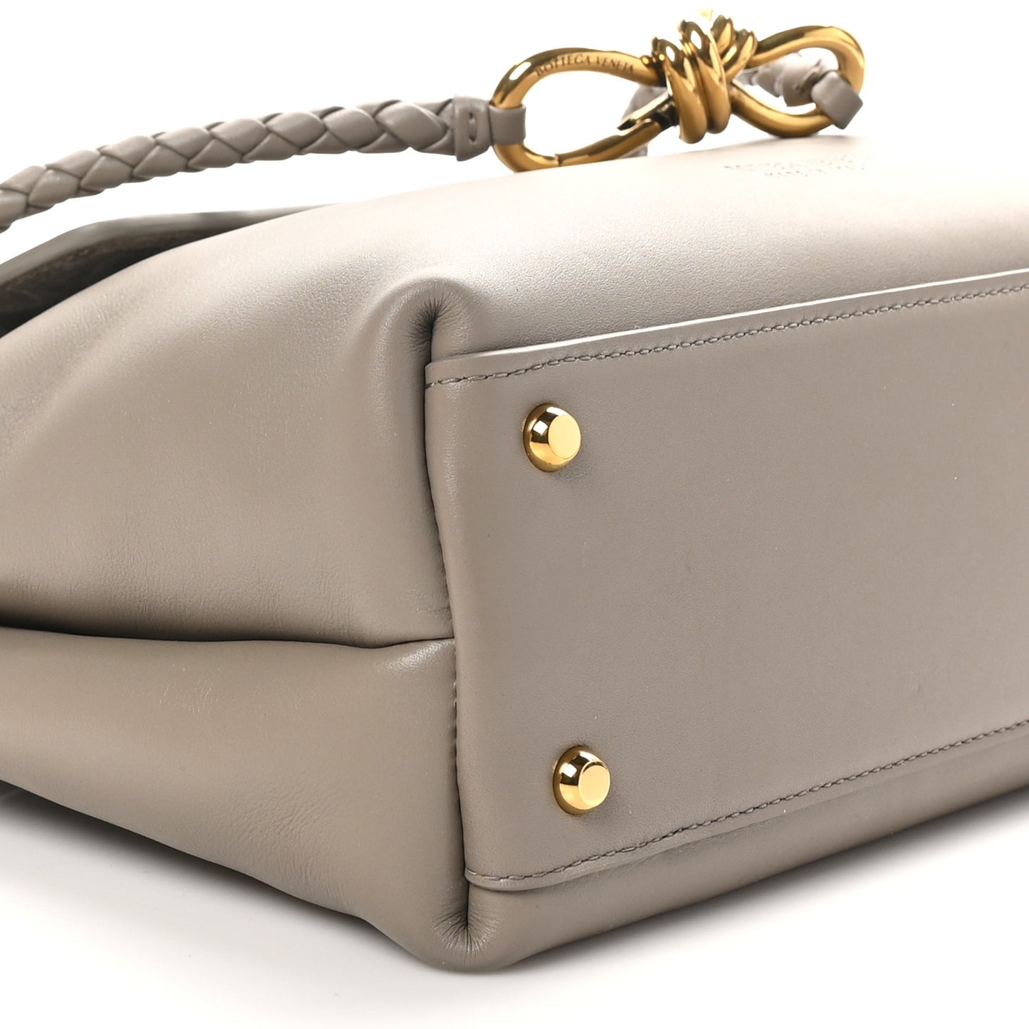 Silky Calfskin Small Ciao Ciao Limestone
