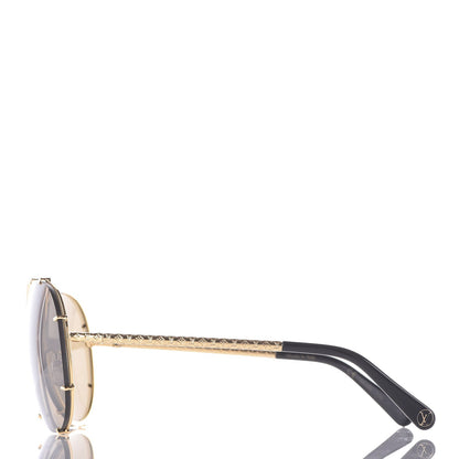Louis Vuitton Metal LV Drive Sunglasses Z0897W Black Gold 2 of 8