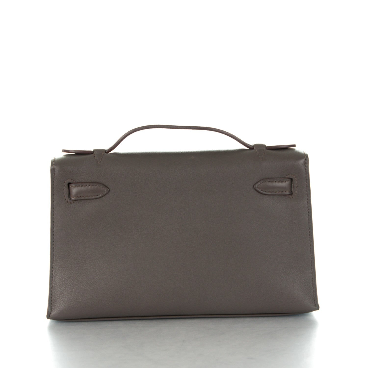 Hermes Swift Kelly Pochette Clutch Etain 4 of 18