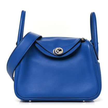 Hermes Swift Mini Lindy 20 Bleu France 1 of 10