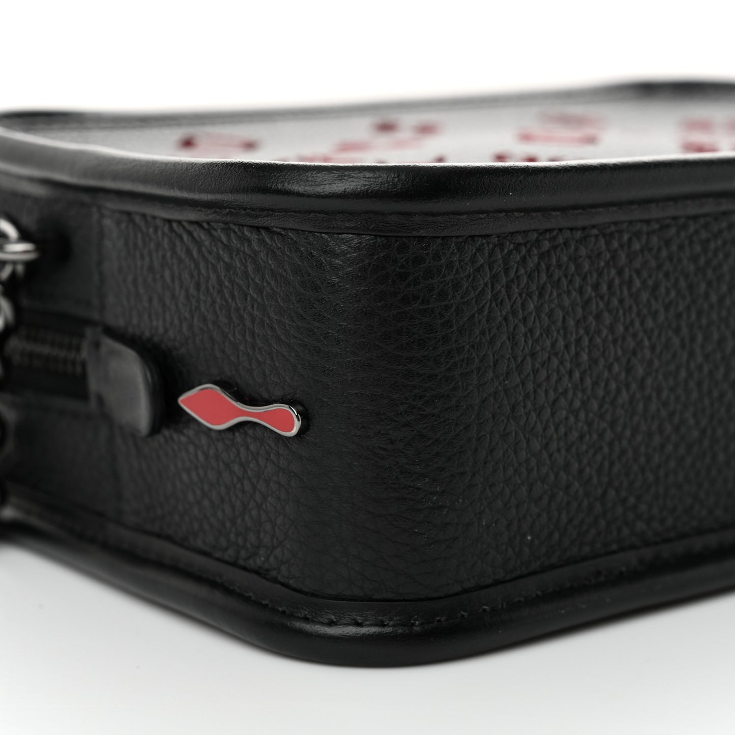 Calfskin Small Radioloubi Black