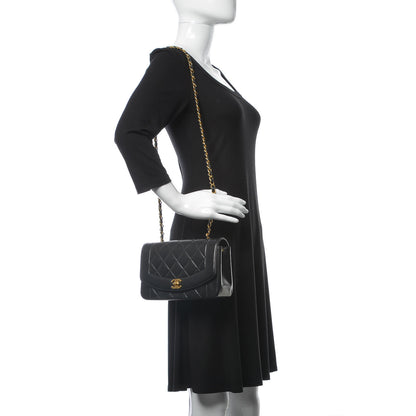 Chanel Lambskin Quilted Small Single Flap Black 2 of 13