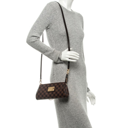 Louis Vuitton Damier Ebene Eva Clutch 2 of 5
