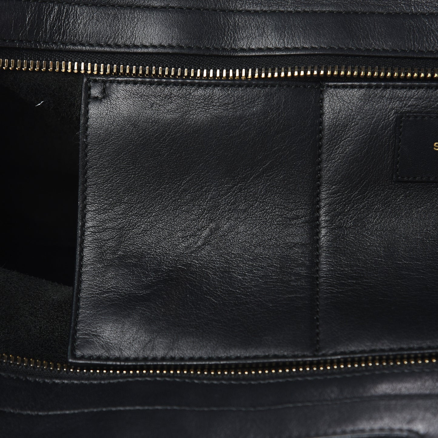 Calfskin Small Classic Y Cabas Black