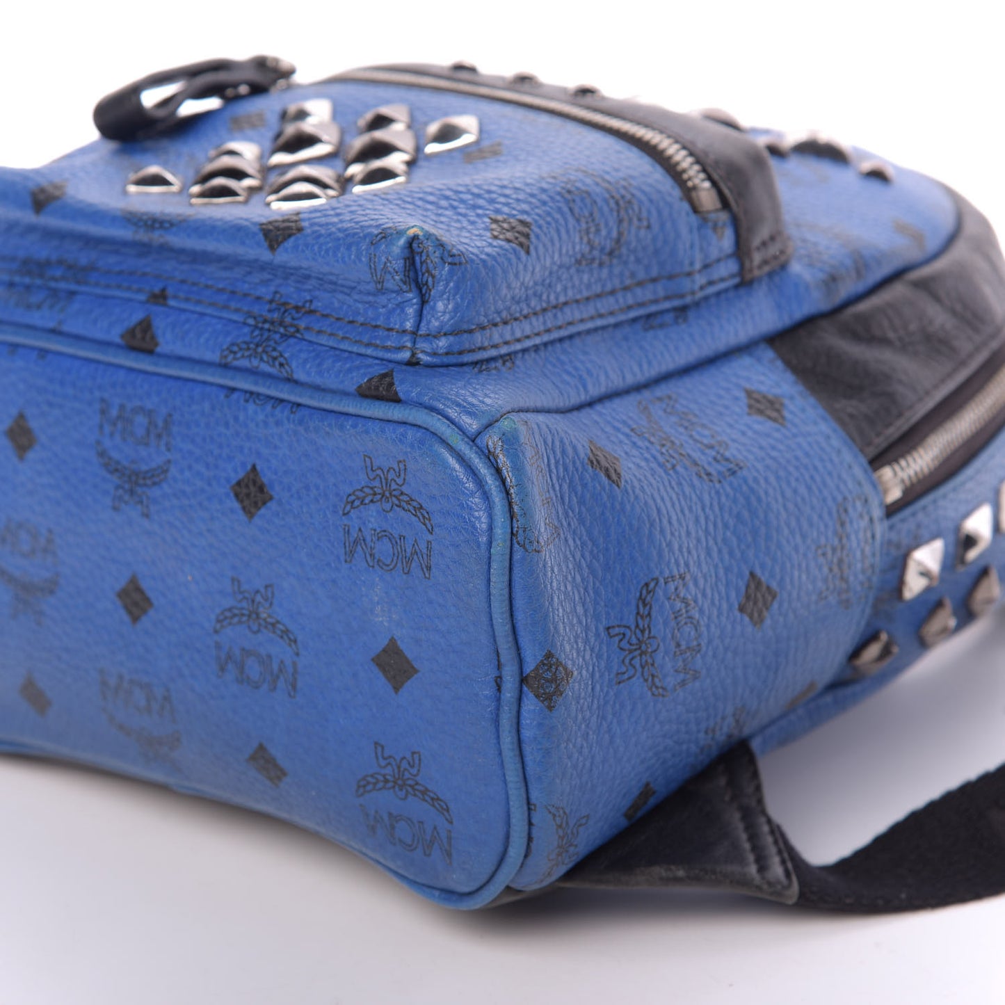 Visetos Studded Colorblock Mini Stark Brock Backpack Blue