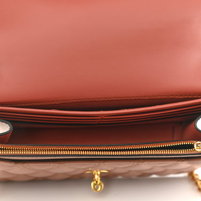 Mulberry Smooth Calfskin Quilted Small Darley Shoulder Bag Dark Blush 5 of 9