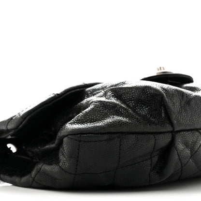 Chanel Caviar Quilted Medium Elastic Flap Black 9 of 16