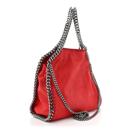Stella McCartney Shaggy Deer Mini Falabella Shoulder Bag Red 3 of 9