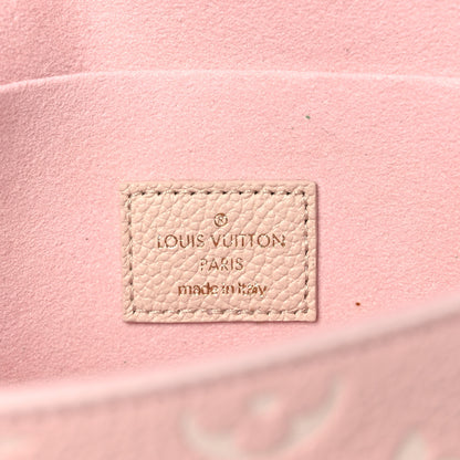 Louis Vuitton Empreinte Spring in the City Felicie Pochette Chain Wallet Pink Beige Yellow 7 of 10