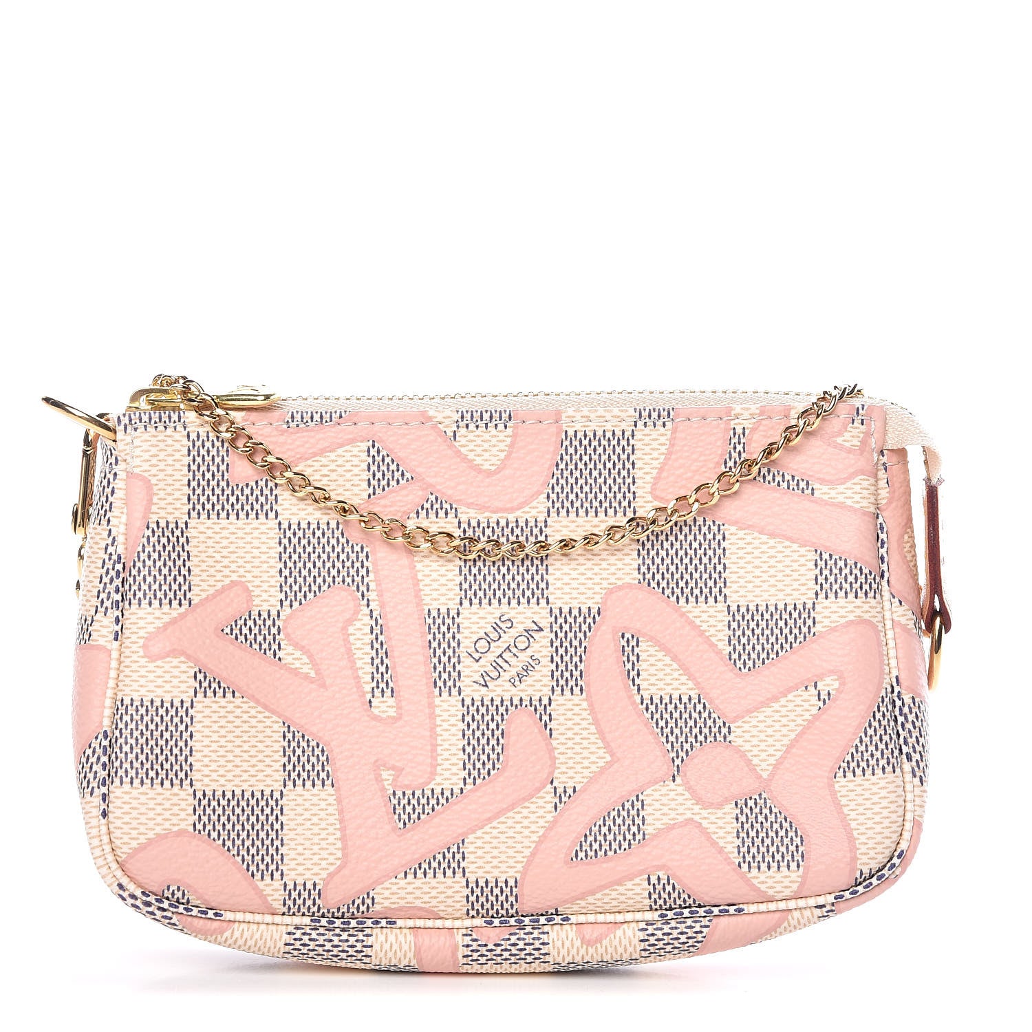 Louis Vuitton Damier Azur Tahitienne Mini Pochette Accessories 1 of 10