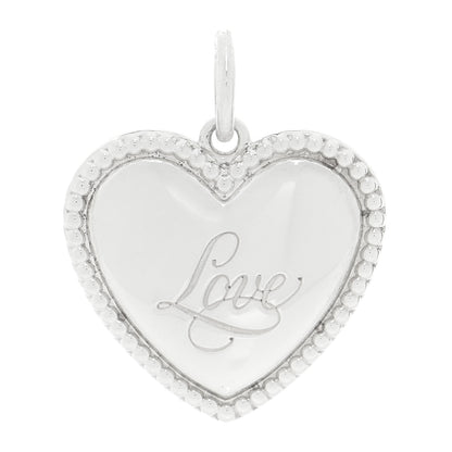 Tiffany Sterling Silver Love Heart Charm 1 of 4