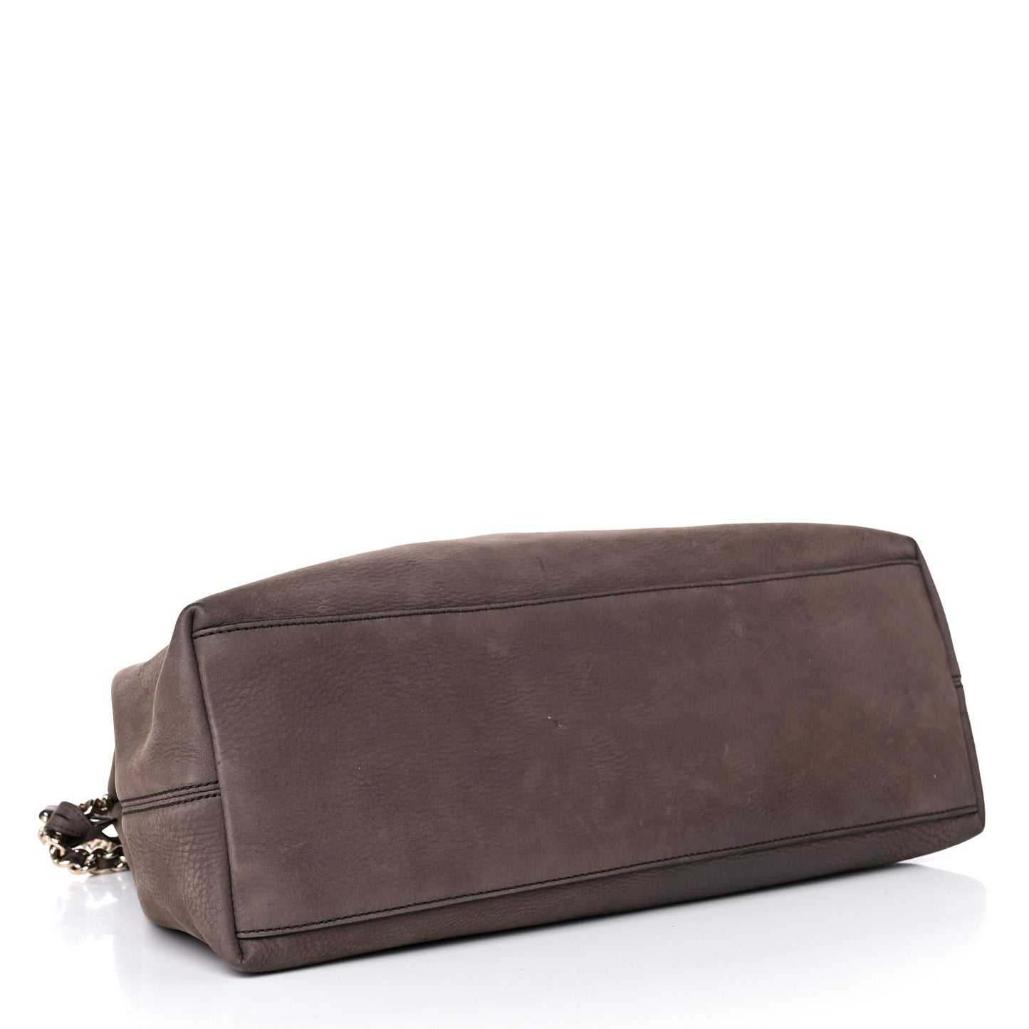Vitello Range Medium Soho Chain Shoulder Bag Grey Field