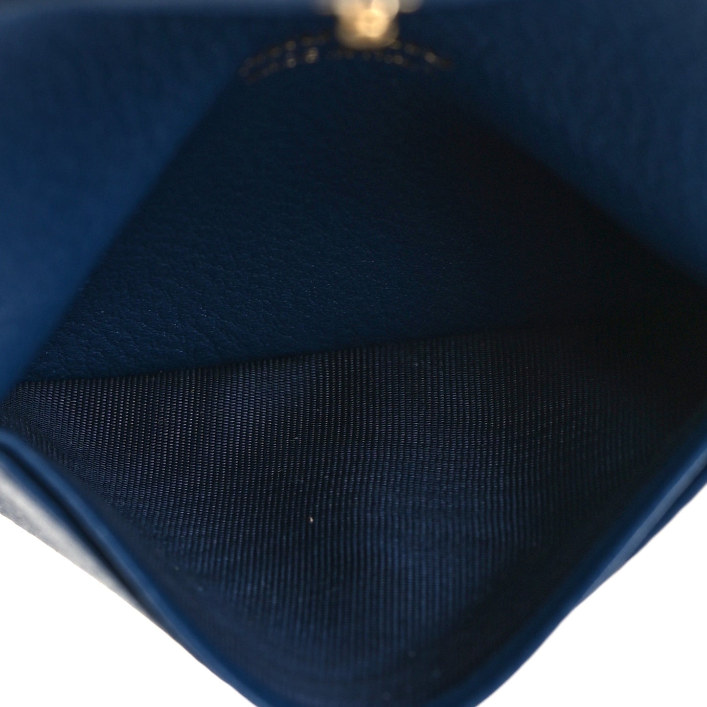 Goatskin Card Holder Bluette