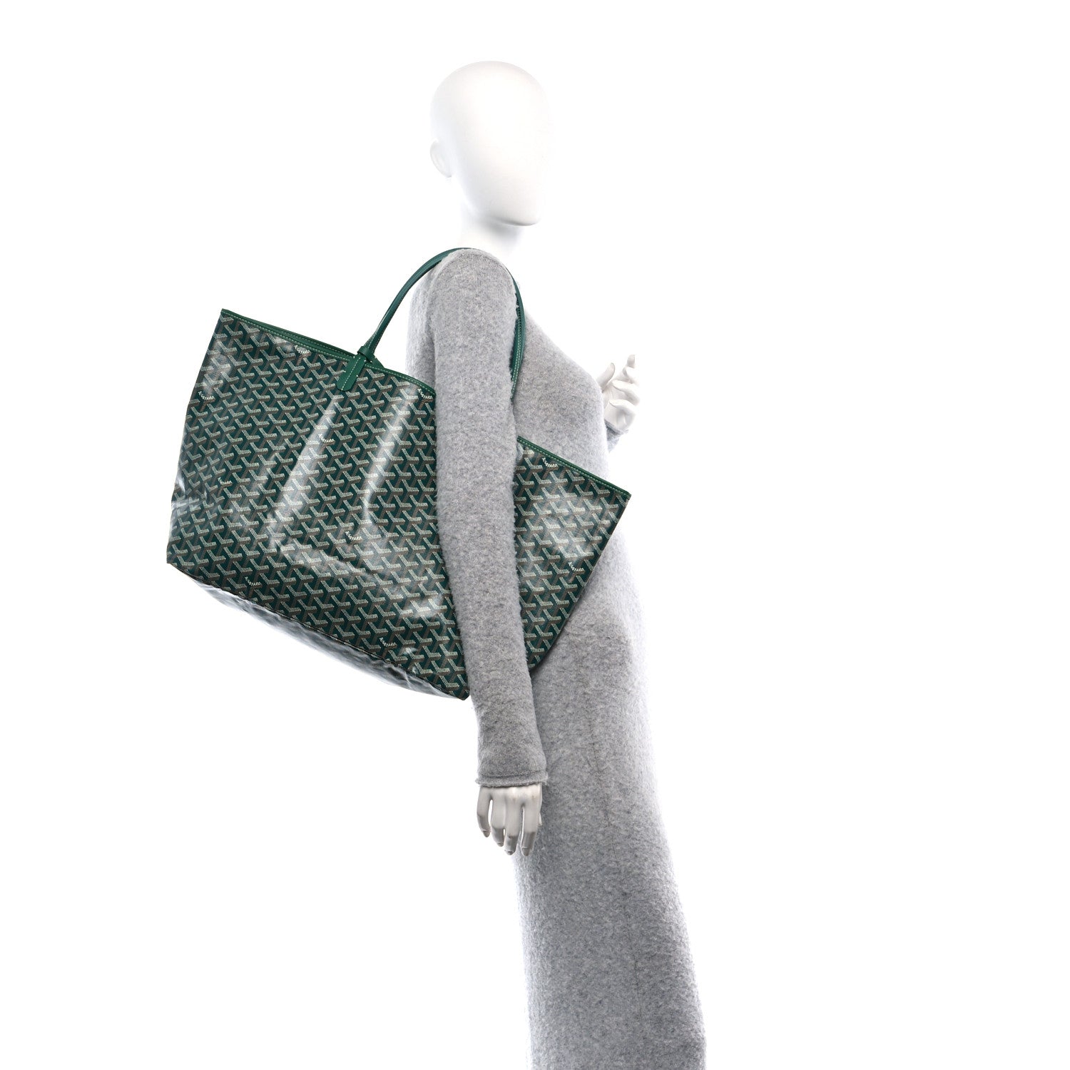 Goyard Goyardine Saint Louis GM Green 2 of 11