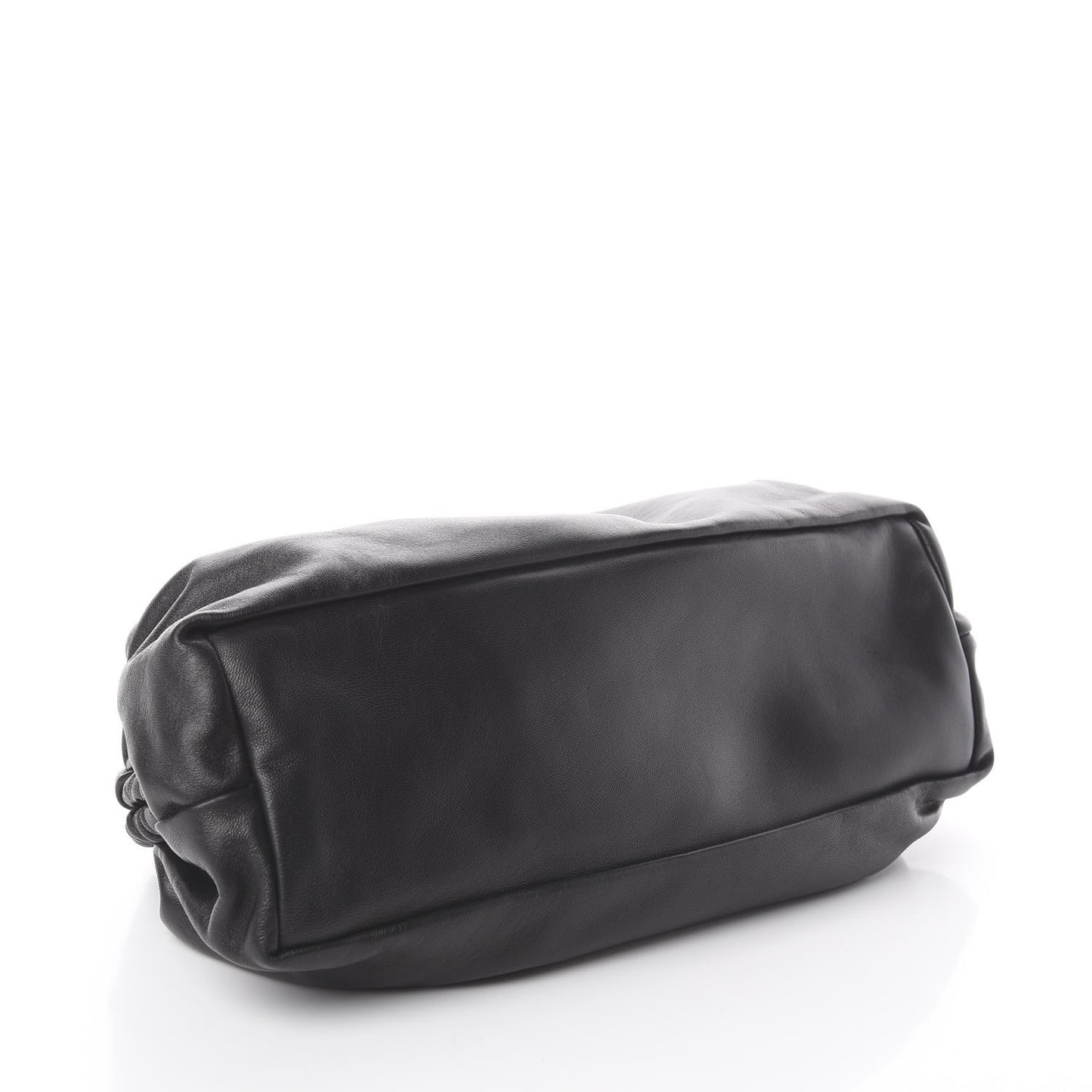 Lambskin Cloud Clutch Black Flamma