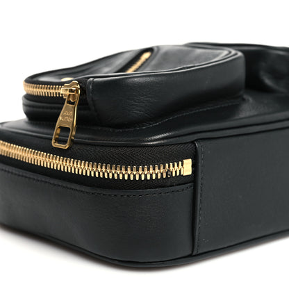 Louis Vuitton Calfskin Monogram Embossed Utility Crossbody Black 8 of 8