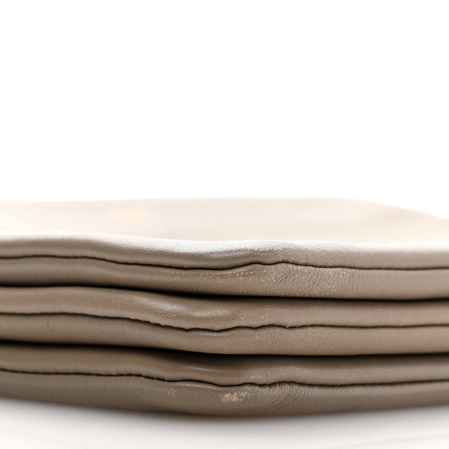 Lambskin Large Trio Crossbody Bag Beige