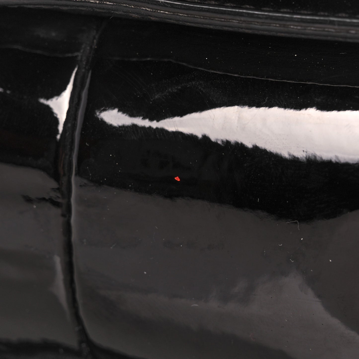 Patent Calfskin Quilted Medium Boy Flap Black