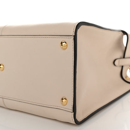 Fendi Vitello Seta Century Medium Peekaboo X-Lite Camelia Barolo 10 of 11