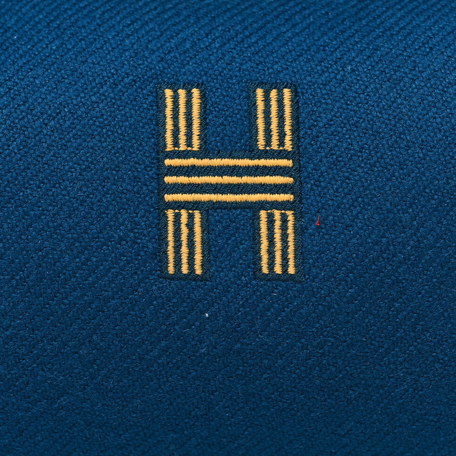 Hermes Wool Rocabar Small Bride-A-Brac Pouch Bleu Paon 7 of 9