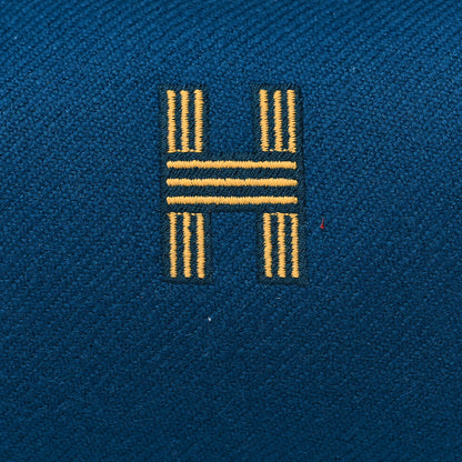 Hermes Wool Rocabar Small Bride-A-Brac Pouch Bleu Paon 7 of 9