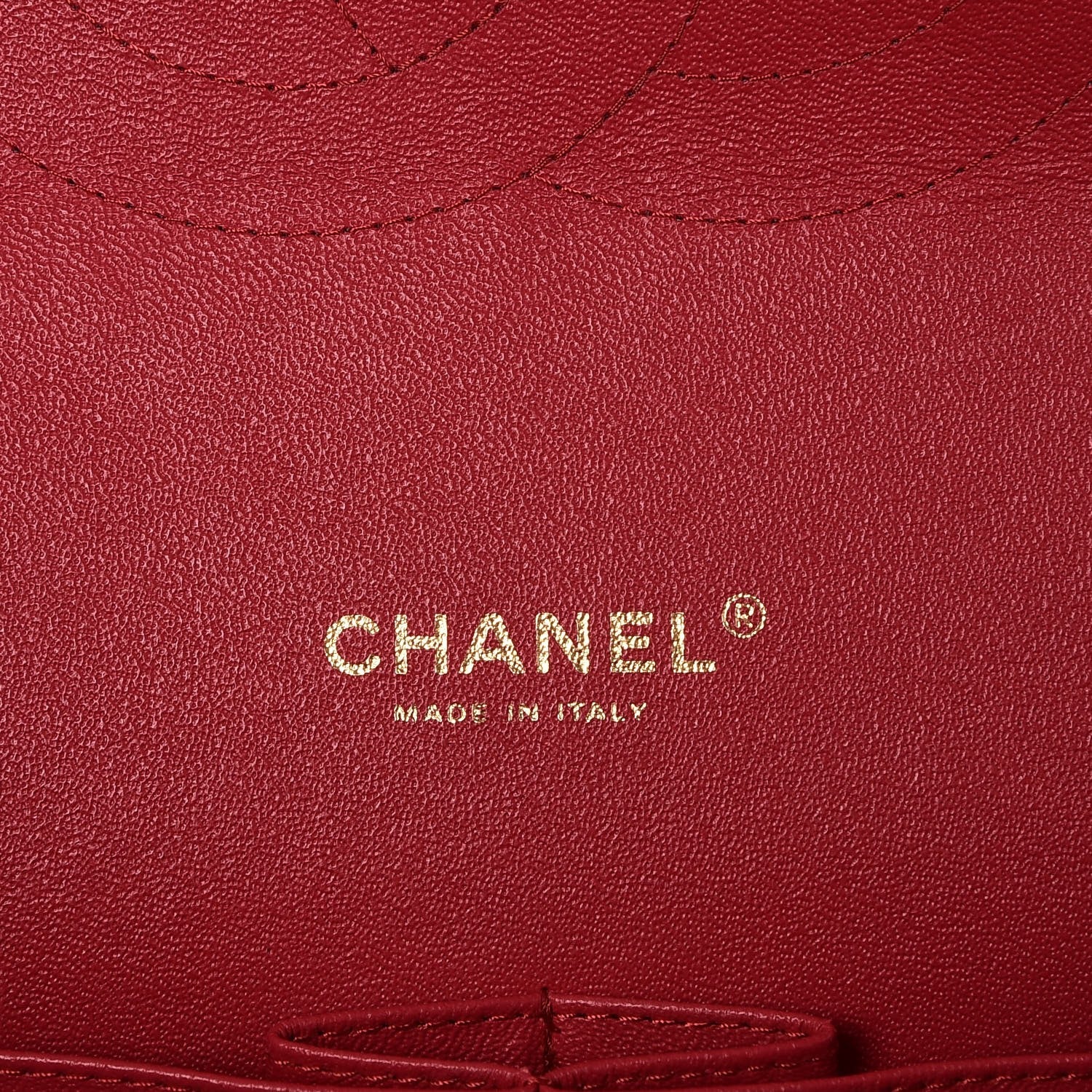 Chanel Lambskin Quilted Maxi Double Flap Red 6 of 8