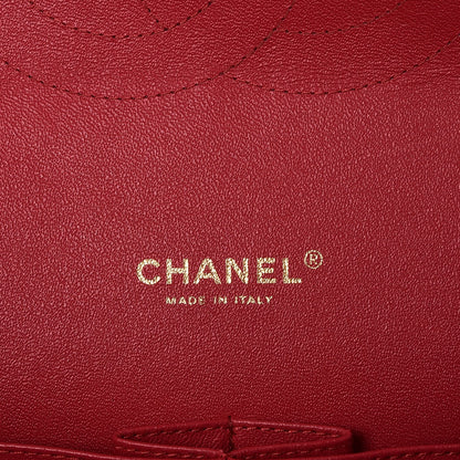 Chanel Lambskin Quilted Maxi Double Flap Red 6 of 8