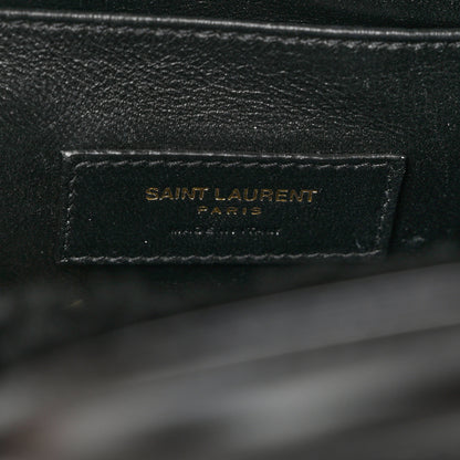 Saint Laurent Shearling Nano Sac De Jour Black 5 of 8
