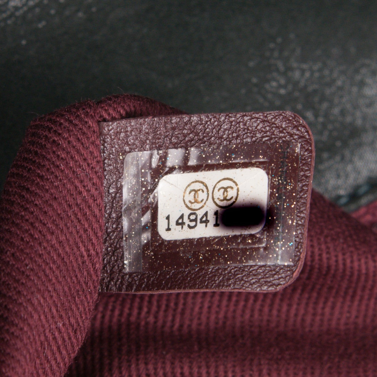 Chanel Iridescent Calfskin In The Mix Medium Flap Dark Green 7 of 7