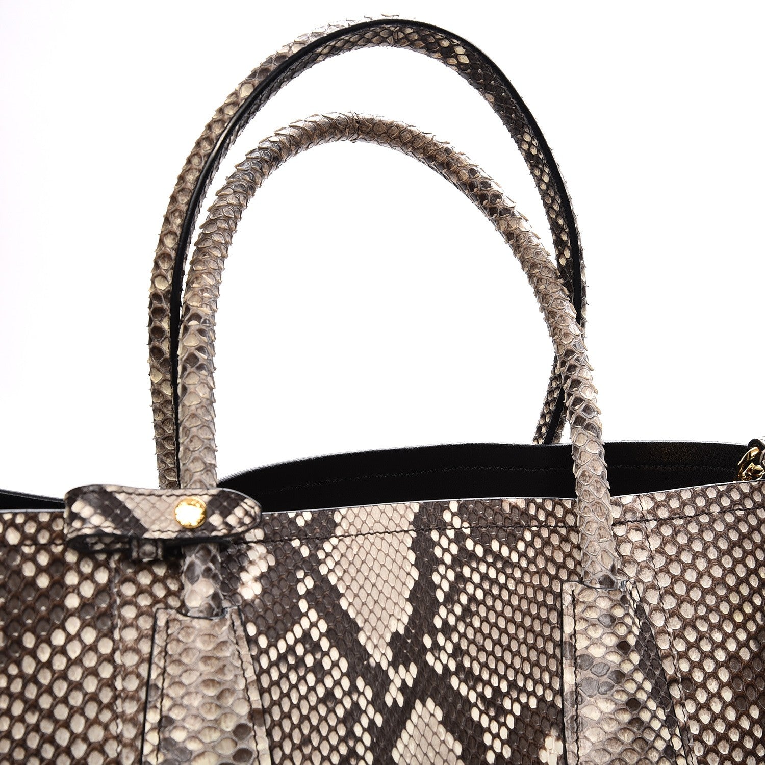 Prada Python Large Double Bag Roccia 10 of 13