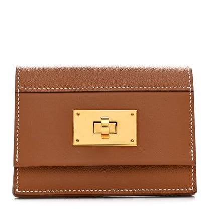 Hermes Evercolor Swift Wallet Gold 1 of 7