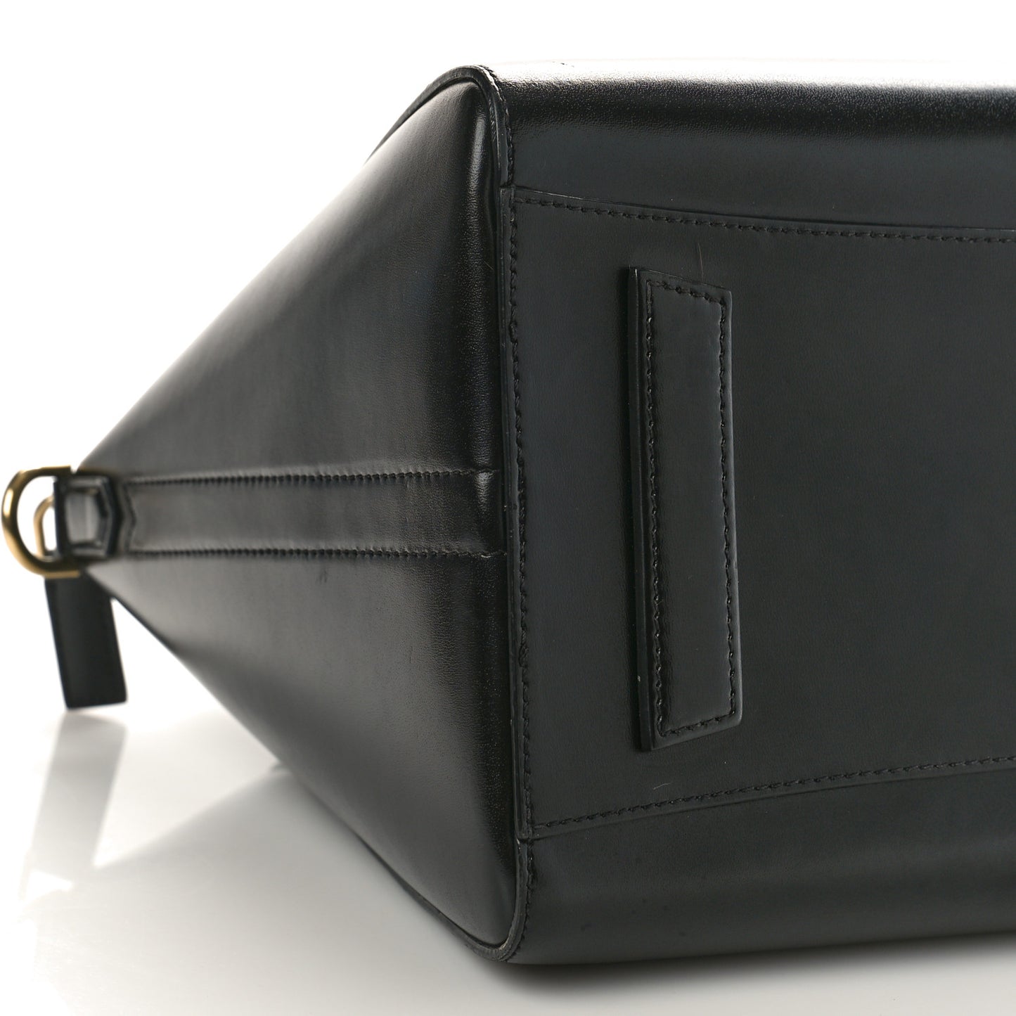 Shiny Lord Calfskin Medium Antigona Black