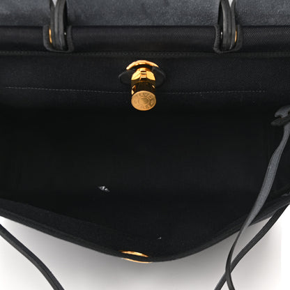 Hermes Military Toile Vache Hunter Herbag Zip 39 MM 6 of 12