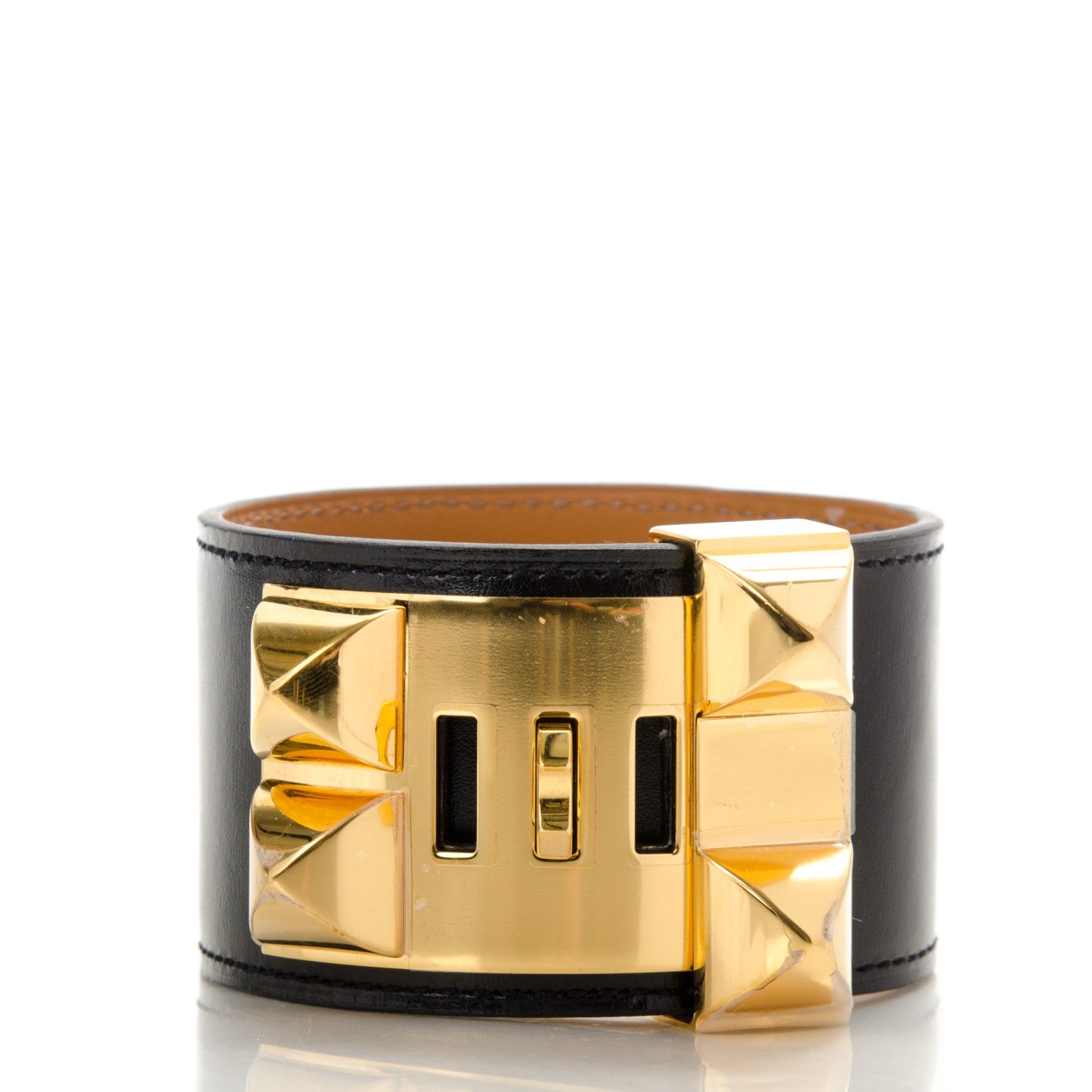 Hermes Box Collier de Chien CDC Bracelet L Black 3 of 7