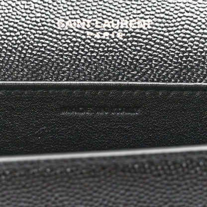 Saint Laurent Grain De Poudre Uptown Chain Wallet Black 7 of 14