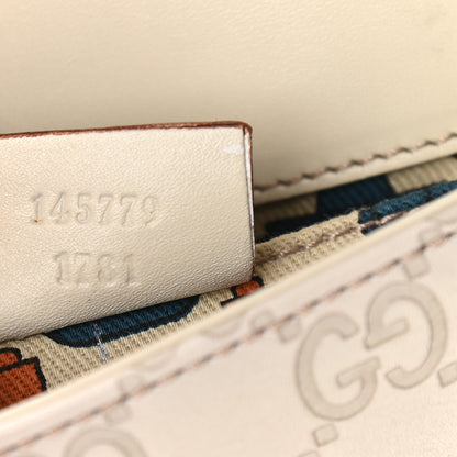 Gucci Guccissima Small Shoulder Bag Off White 7 of 9