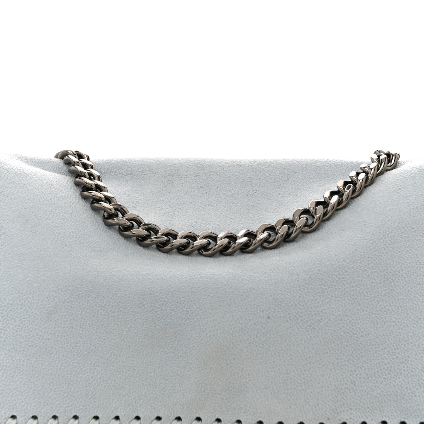 Shaggy Deer Falabella Crossbody Clutch Ice Blue