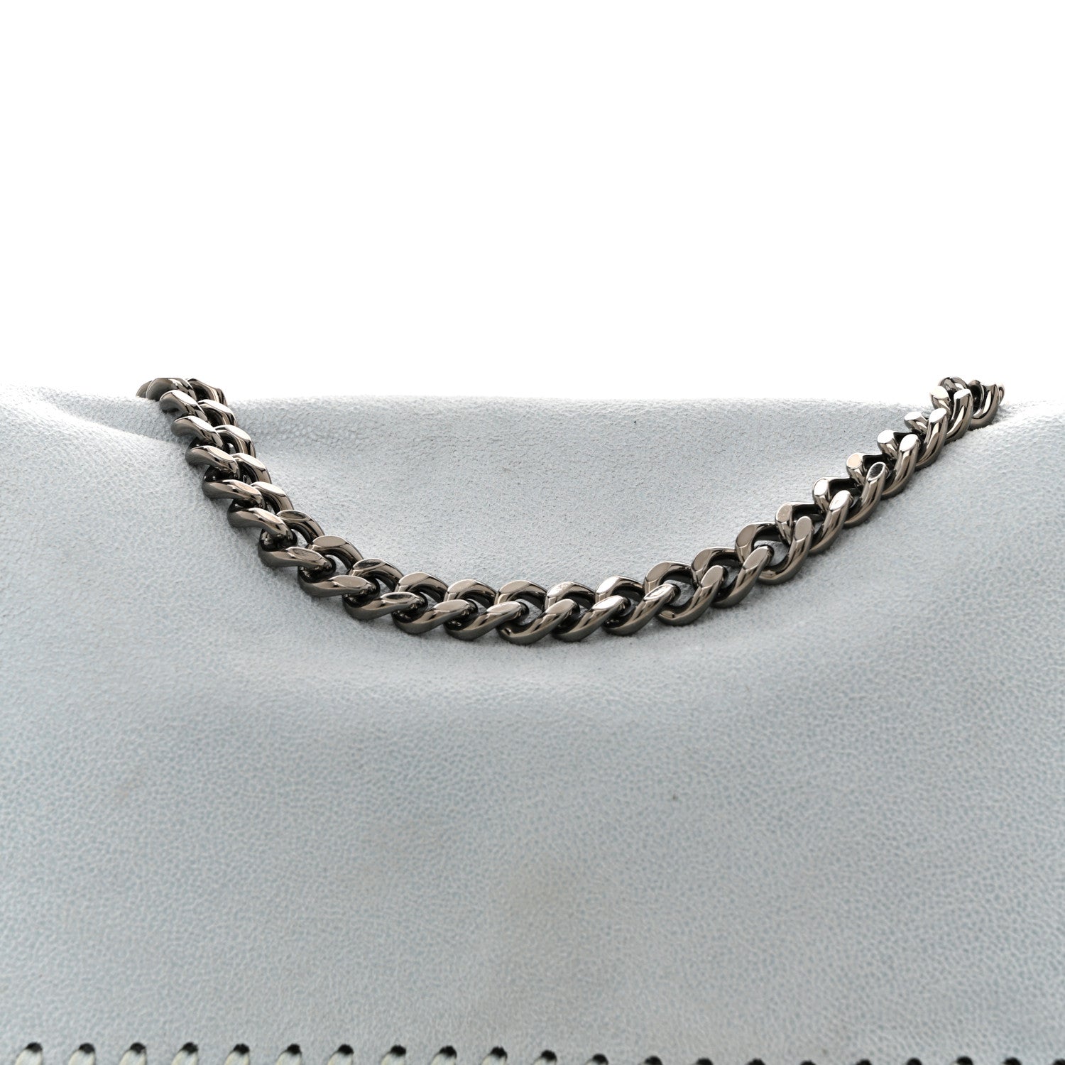 Stella McCartney Shaggy Deer Falabella Crossbody Clutch Ice Blue 8 of 11