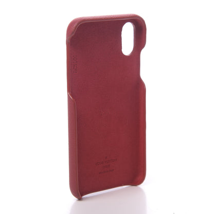 Louis Vuitton Calfskin Monogram iPhone X/XS Bumper Scarlet 3 of 8
